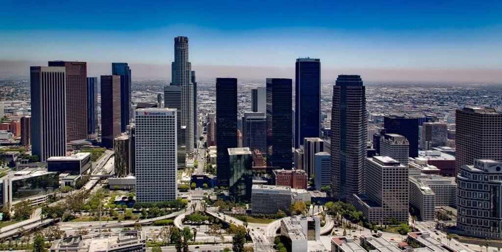 3d rendering Los Angeles