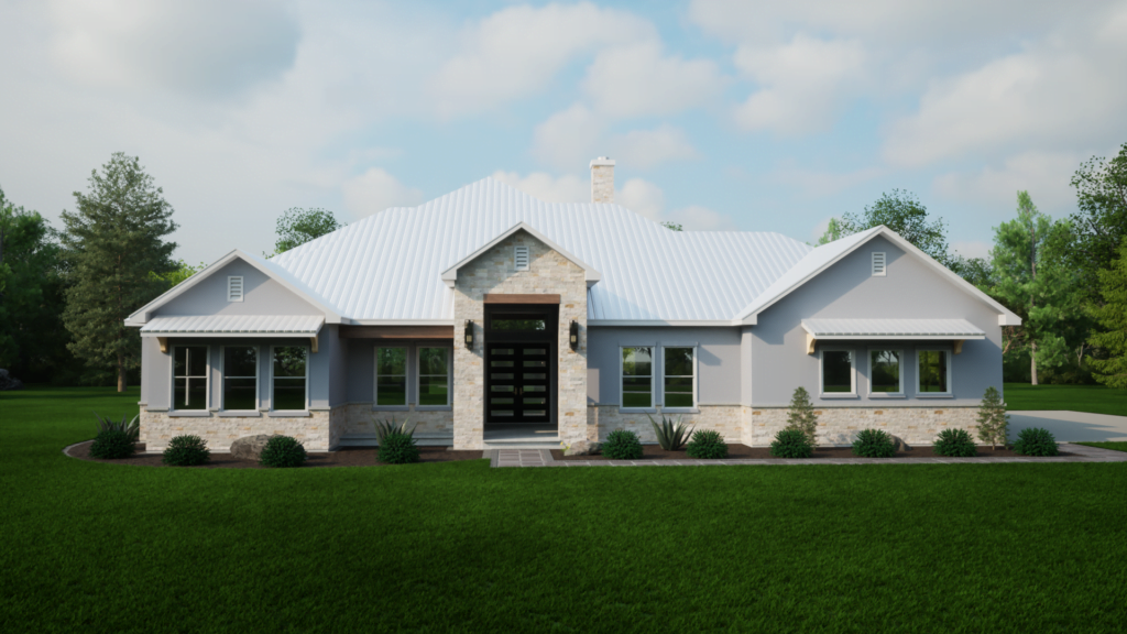 Home plans rendering, 3d rendering